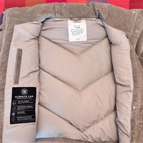 Aritzia Corduroy Down Puffer Jacket - Picture 11 of 16